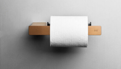 Reframe, toalettpappershållare, koppar