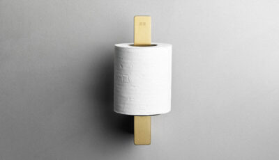 Reframe, toalettpappershållare reserv, mässing