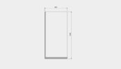 ill_51000800 5100 GlassLine duschvägg Transparent 800