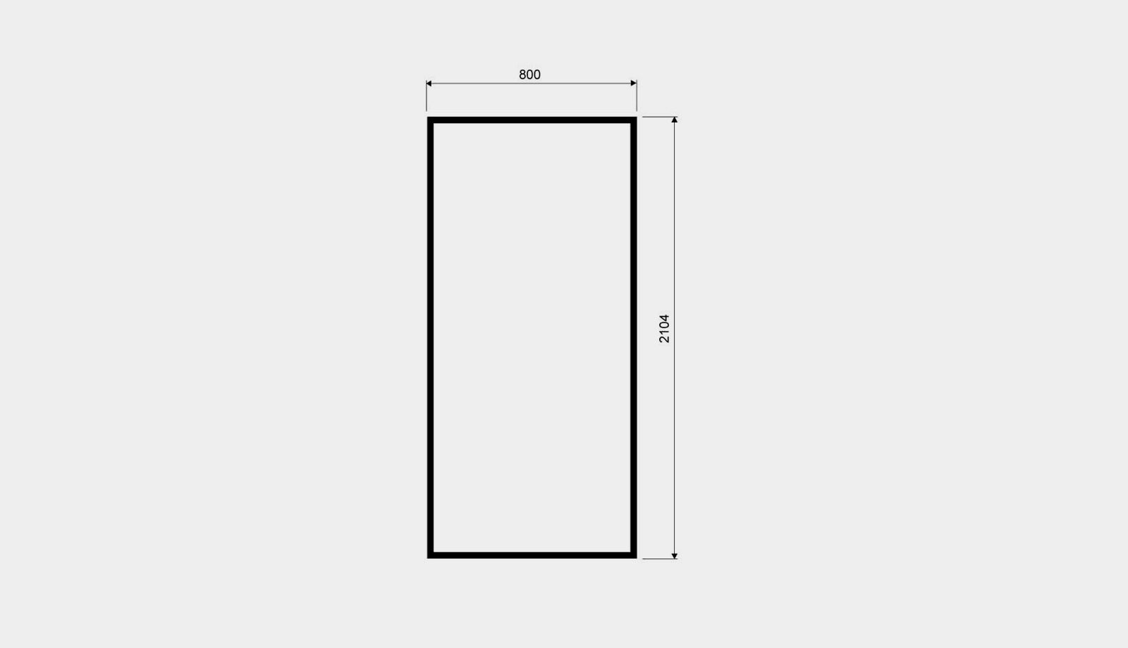 ill_51170800 51170800 GlassLine duschvägg svart ram 800 mm