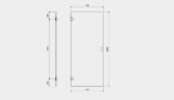 ill_54000800 5400 GlassLine glasdörr Transparent 800
